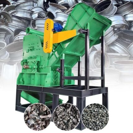 Scrap Car Body Car Wheel Rim Metal Chip Hammer Car Cube Crusher Machine