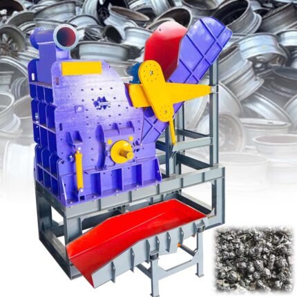Scrap Metal Aluminum Car Frame Car Body Wheel Hammer Mill Crusher Machine