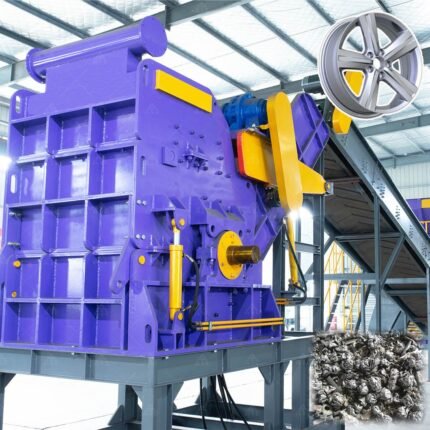 Hammer Car Hammer Mill Metal Aluminum Waste Aluminum Alloy Engine Crusher for Recycling
