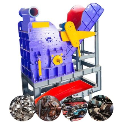 Waste Steering Wheel Wheel Rim Aluminum Wheel Scrap Hammer Mill Auto Car Crusher