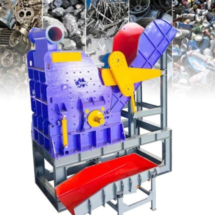 Hammer Mill Metal Scrap Air Conditioner Aluminum Parts Aluminum Hammer Crusher Machine