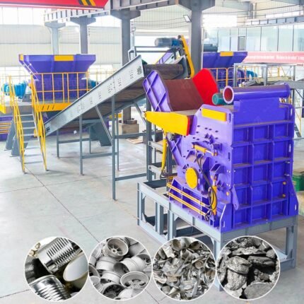 Aluminium Scrap Radiators Aluminum Rim Hammer Mill Crusher Metal Chip Scrap Aluminum Crusher for Sale