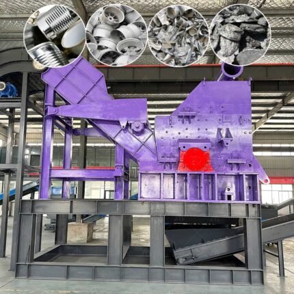 Scrap Casting Aluminum Profiles Hammer Mill Scrap Steel Aluminum Wheel Metal Crusher