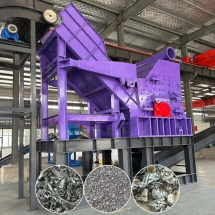 Scrap Aluminium Radiators Wheel Hubs Frames Hammer Mill Crusher Machine