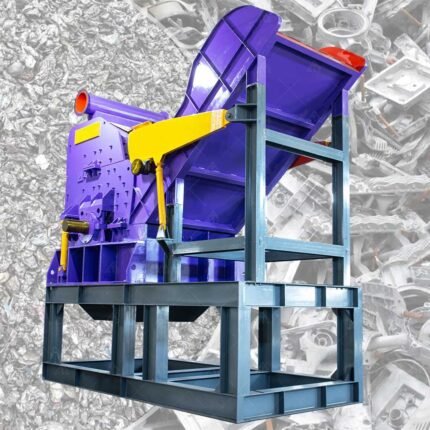 Industrial Metal Scrap Aluminum Cans Aluminum Wheel Rim Dual Hammer Crushers