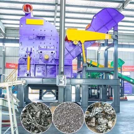 China Metal Scrap Aluminum Hub Radiators Hammer Mill Aluminium Scrap Waste Crusher