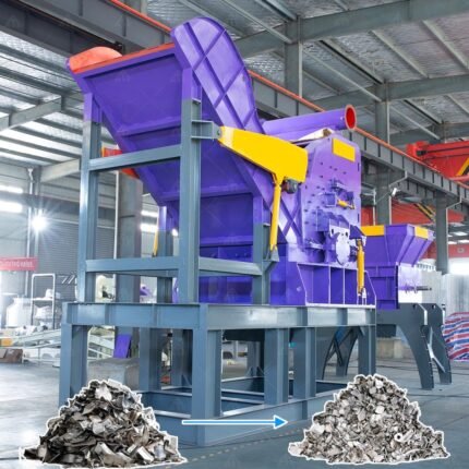 Waste Metal Scrap Aluminum Rim Casting Aluminum Hammer Mill Scrap Steel Crusher