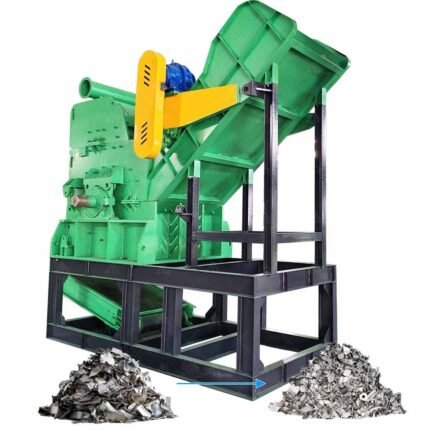 Large Hammer Mill Scrap Aluminum Frames Refrigerator Aluminum Wires Metal Crusher with High Capacity