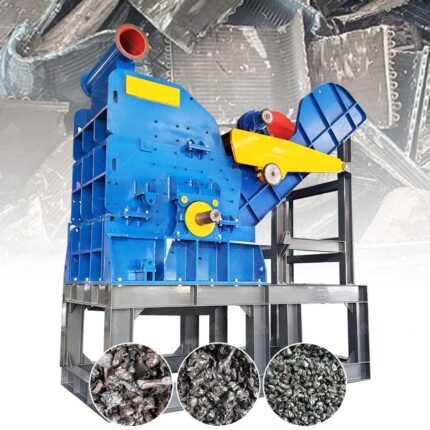 Hammer Mill Scrap Car Chassis Frame Metal Aluminum Waste Scrap Metal Car Crusher