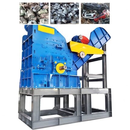 China Good Quality Hammer Mill Waste Car Chassis Body Aluminum Waste Car Cube Crusher