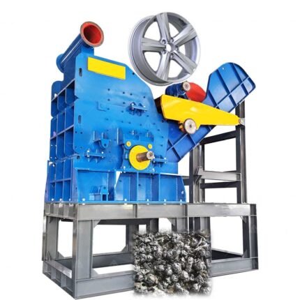 Waste Aluminum Hammer Mill Shell Mobile Scrap Car Crusher
