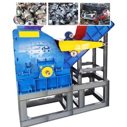 Hammer Mill Scrap Car Chassis Radiator Metal Aluminum Wheel Waste Auto Car Crusher