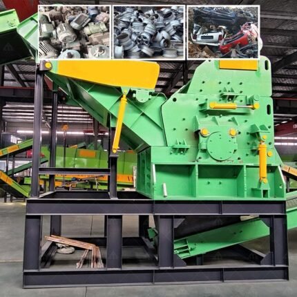 Scrap Aluminum Car Frame Car Aluminum Engine Hammer Mill Car Shell Crusher