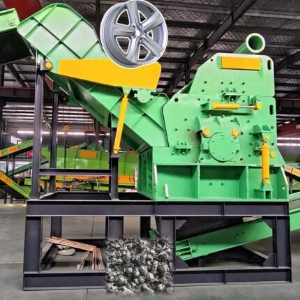 Heavy Hammer Mill Waste Aluminum Alloy Car Frame Used Car Metal Crusher Machine for Sale