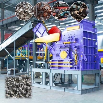 Scrap Car Parts diesel Engine Hammer Aluminum Scrap Metal Wheels Car Crusher