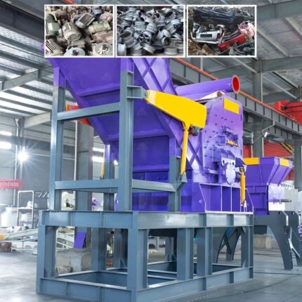 Hammer Mills Type Scrap Air Conditioner Aluminum Parts Aluminum Wheel Crusher