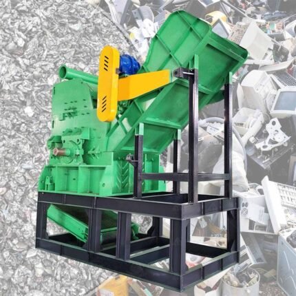 Scrap Metal Aluminum Wheel Refrigerator Gearbox Housings Crusher Machine with High Capacity
