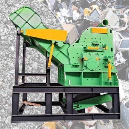 Industrial Hammer Mill Aluminum Metal Pipe Crusher Plant 5 Ton Scrap Aluminum Crusher for Sale