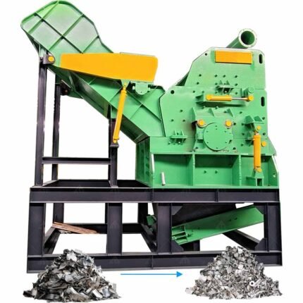 Aluminum Car Iron Scrap Metal Radiators Aluminum Rim Hammer Crusher Machine