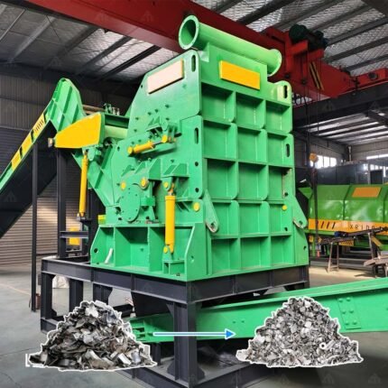 Hammer Crusher 5tph Rim Aluminium Metal Crusher Machine