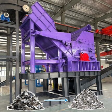 China Metal Engine Motor Refrigerator Hammer Mill Shell Crusher Aluminum Car Crusher