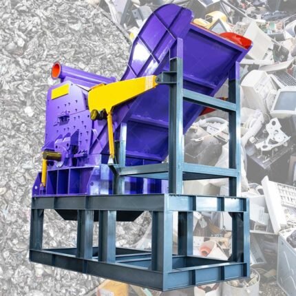 Hammer Mill Scrap Aluminum Crusher Aluminum Shavings Metal Chip Crusher Machine