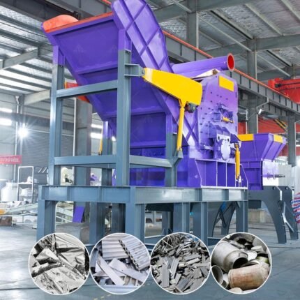 Waste Engine Housings Radiators Hammer Car Shell Crusher Mill Aluminum Wheel Crusher