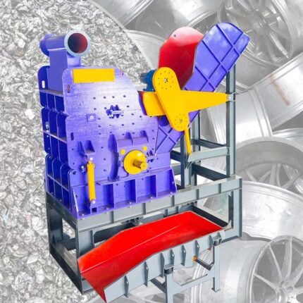 Waste Gearbox Housings Casting Aluminum Engine Hammer Mill Car Body Crusher Aluminum Crusher Machine