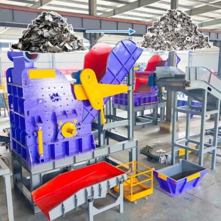 Hammer Mill Crusher Machine Aluminium Scrap Crusher Aluminum Wheel Rim Crusher