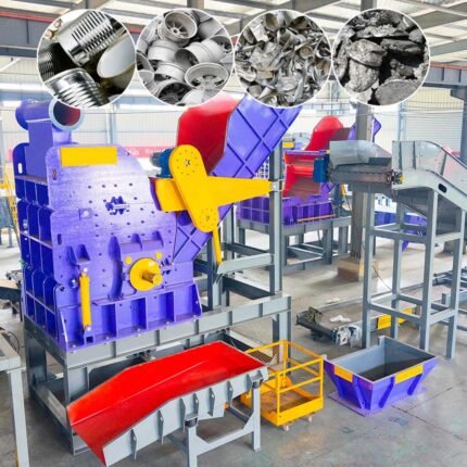 Scrap Aluminum Scrap Big Metal Steel Iron Metal Crusher Machine