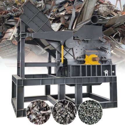 Aluminum Scrap Metal Car Shell Crusher Scrap Car Shredder Iron Rod Scrap Metal Crusher
