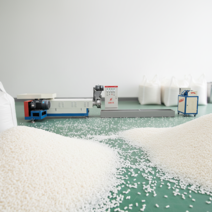 150-500kg/h Capacity Plastic Extruder PP PE Rigid Plastic Granulator for Plastic Recycling