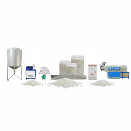 New Granulator 200kg ~ 1200kg /h Pelletizing Machine Plastic Line HDPE PP ABS PET Recycling Double-board Filter